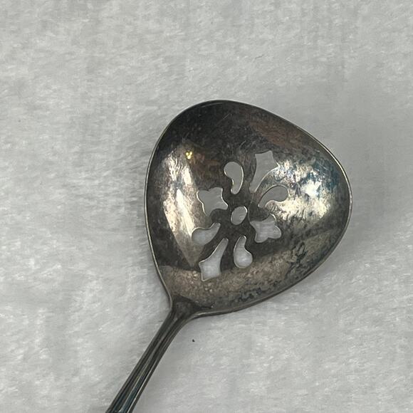 Vintage National Silver Plate Hostess Set Slotted & Gravy Ladles Ornate 3 Pc - Picture 7 of 9